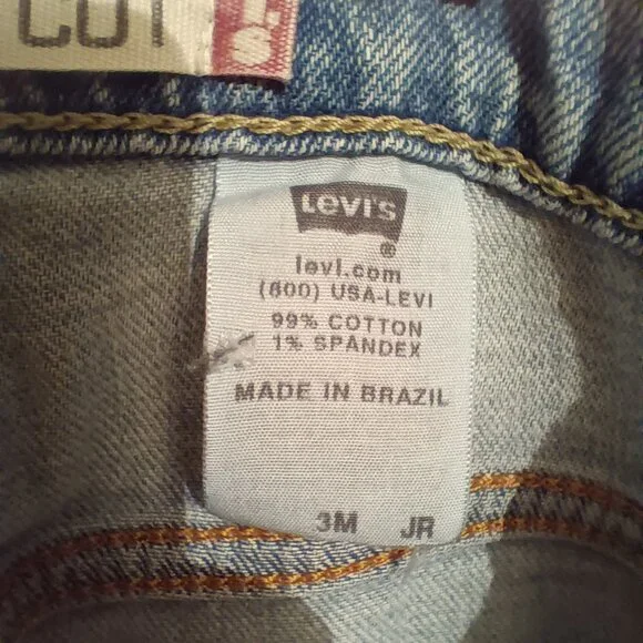 Levi’s Jeans Super Boot Cut Size Med JR - Picture 8 of 9